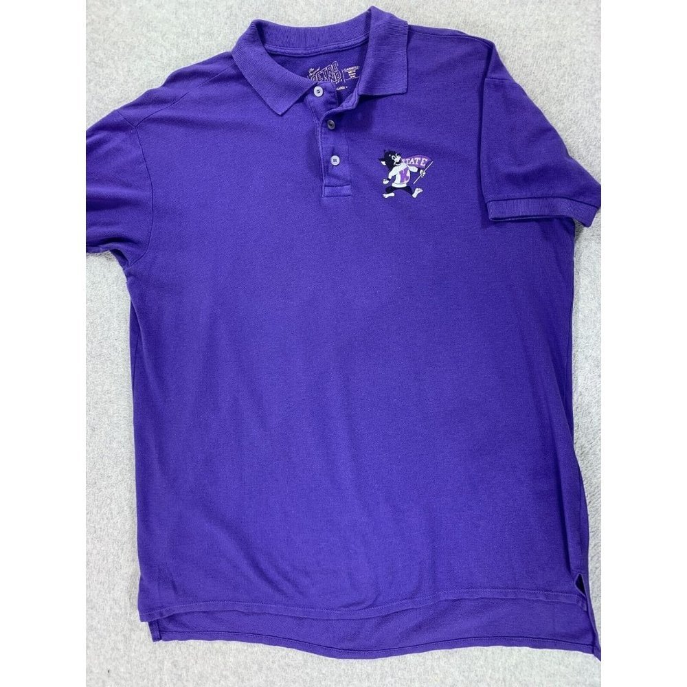 Kansas State Wildcats The Original Retro Brand Short Sleeve Polo‎ (Men's XL)